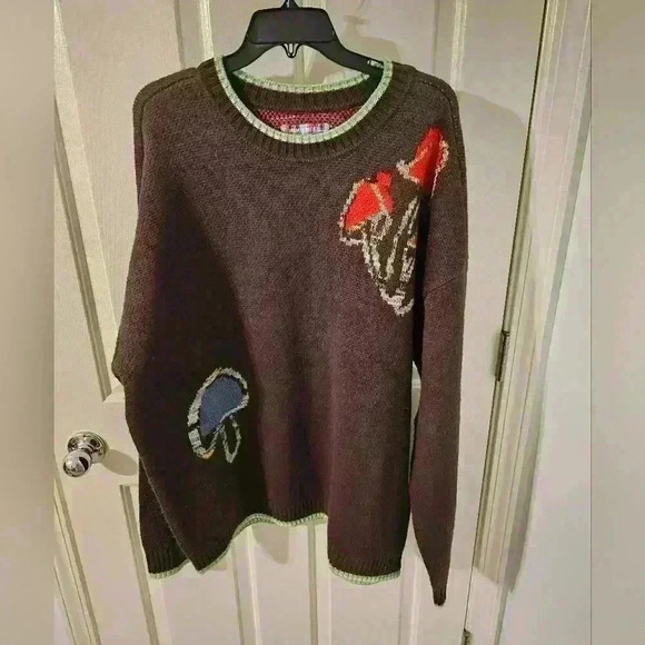 Urban Outfitters UO Graphic Crew Sweater Size XL - Picture 1 of 8